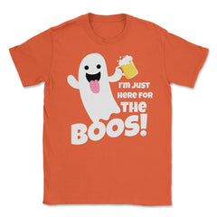 I'm just here for the boos! Cute Ghost Halloween product Unisex - Orange