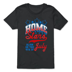 Home is where the Stars Align on the 4th of July product - Premium Youth Tee - Black