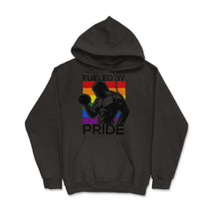 Fueled by Pride Gay Pride Iron Guy2 Gift product Hoodie - Black