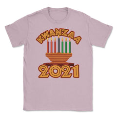 Kwanzaa 2021Kinara Candles African American Pride print Unisex T-Shirt