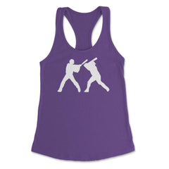 Funny Baseball Batter Player Sporty Baseball Lover Fans product - Purple