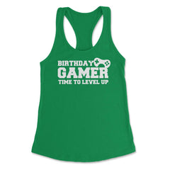 Funny Birthday Gamer Time To Level Up Gaming Lover Humor product - Kelly Green