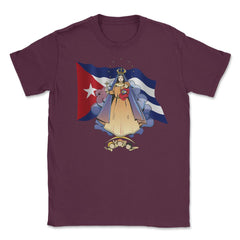 Virgen de la Caridad del Cobre Patrona de Cuba & Cuban Flag design
