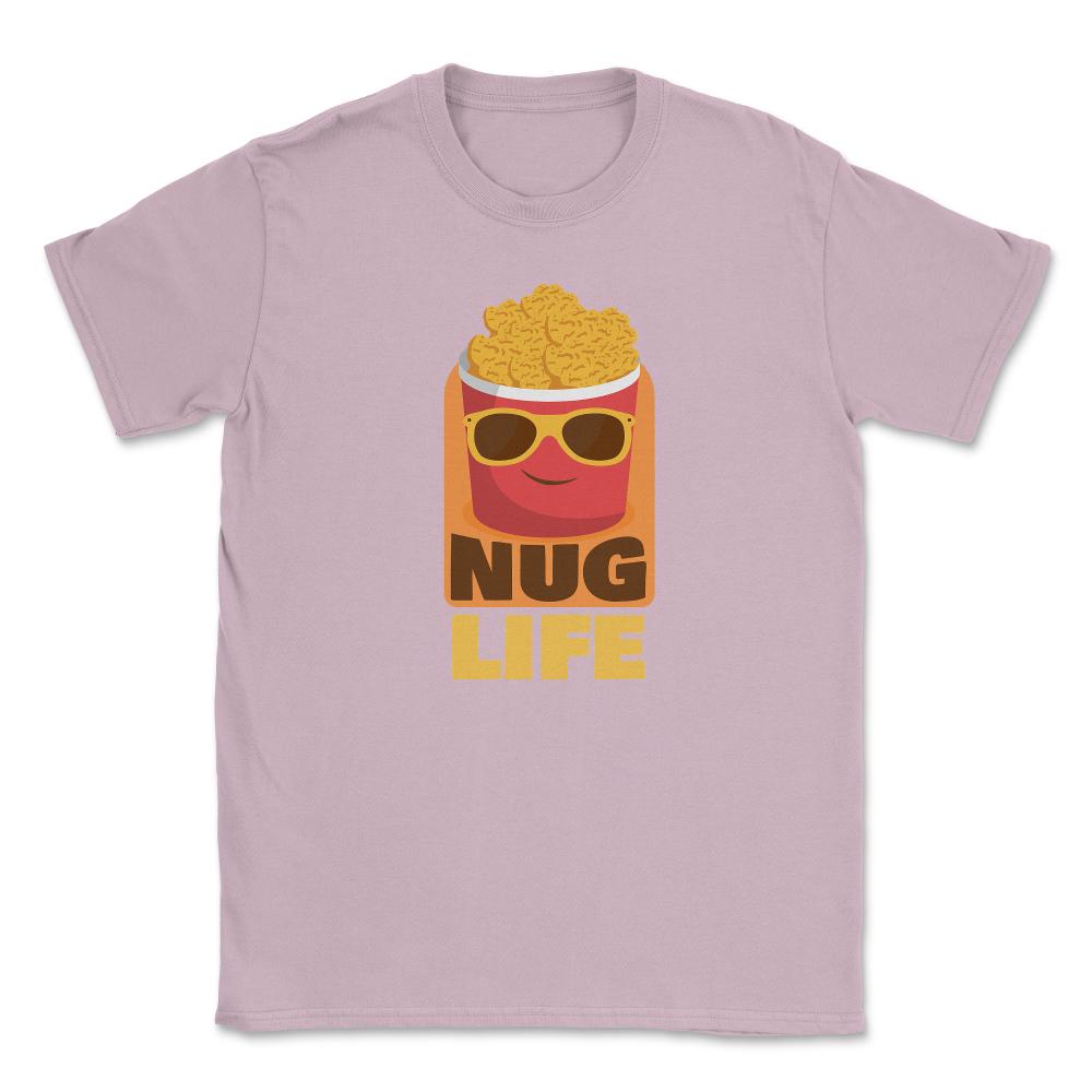 Nug Life Kawaii Chicken Nuggets Bucket Character Hilarious print - Light Pink