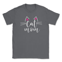 Funny Cat Mom Cute Cat Ears Whiskers Cat Lover Pet Owner product - Smoke Grey