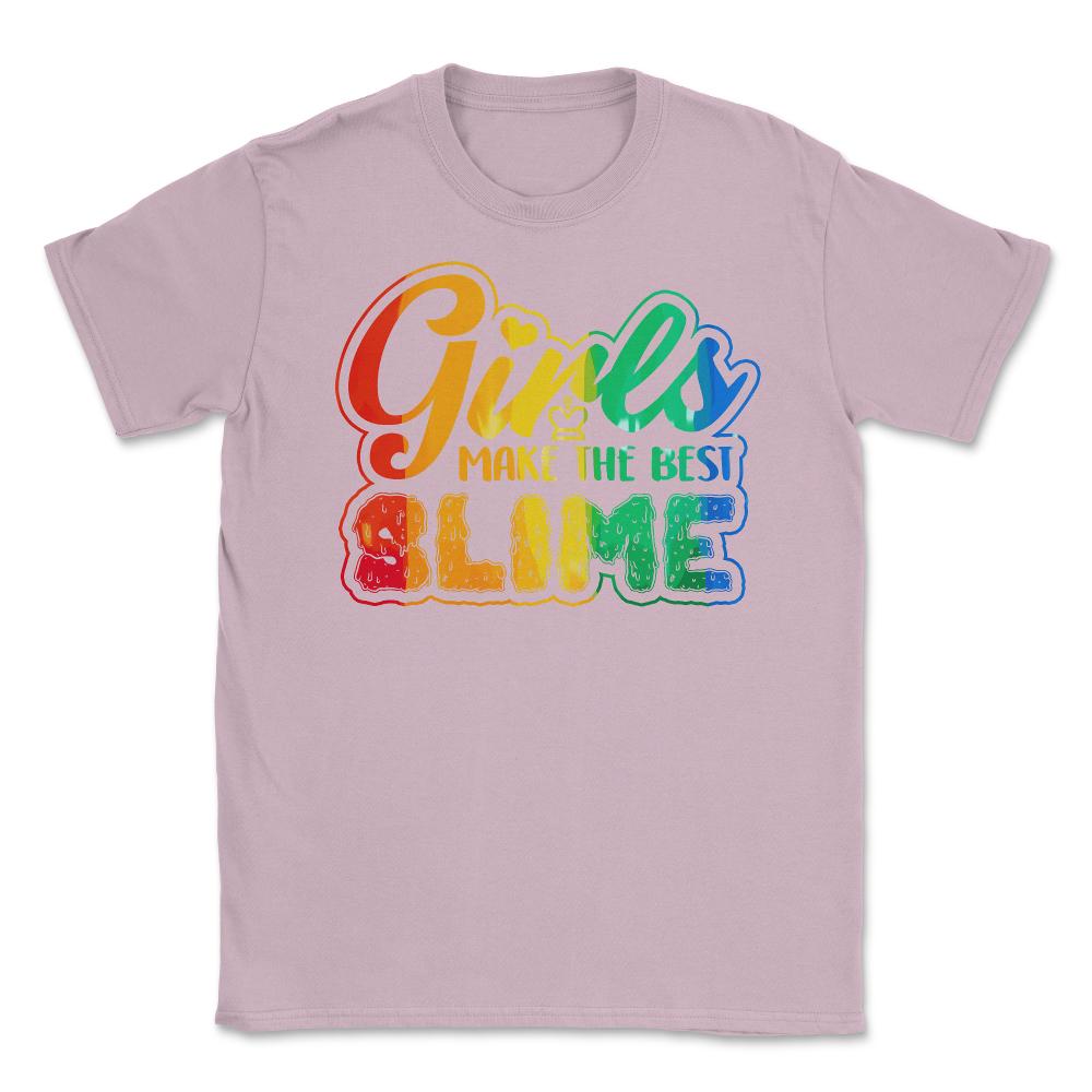Girls make the Best Slime Awesome Slime Girl Design Gift graphic - Light Pink
