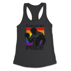 Fueled by Pride Gay Pride Iron Guy2 Gift product Women's Racerback - Black