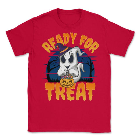 Halloween Ready for Treat Ghost Costume Design Gift graphic Unisex