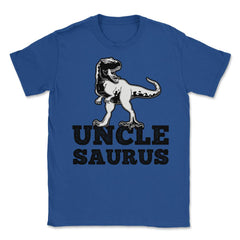 Funny Uncle Saurus T-Rex Dinosaur Lover Nephew Niece product Unisex - Royal Blue