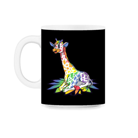 Rainbow Giraffe Gay Pride Gift product 11oz Mug