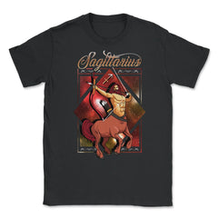 Sagittarius Zodiac Sign Warrior Centaur print Unisex T-Shirt