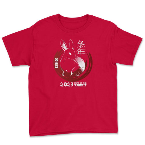 Chinese New Year Rabbit 2023 Chinese Traditional Style design Youth - Red