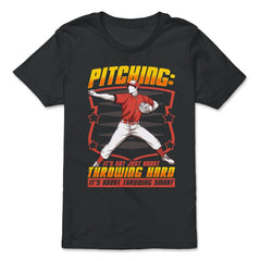 Pitchers Pitching: It’s Not About Throwing Hard product - Premium Youth Tee - Black