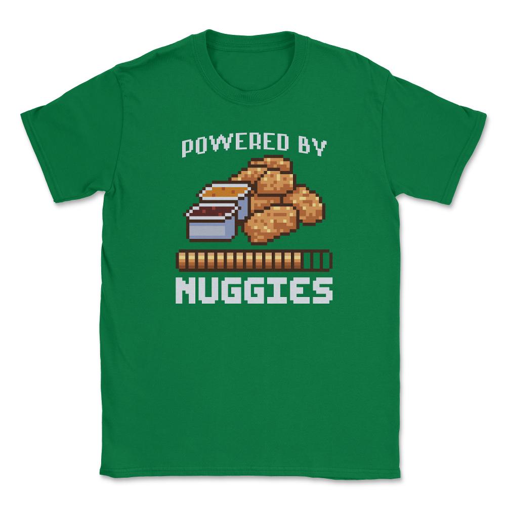 Power By Nuggies Pixalated Art Style Chicken Nugget Funny design