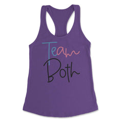 Funny Team Both Healthy Baby Pink Or Blue Gender Reveal graphic - Purple