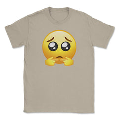 Shy Fingers Performing The Finger Touch & Shy Emoticon print Unisex