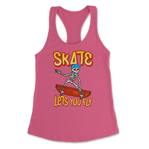 Skate Let’s You Fly Funny Skeleton Skating Urban product Women's