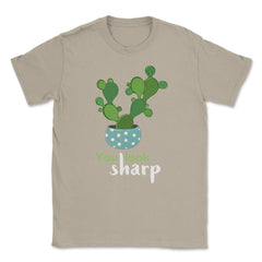 You Look Sharp Hilarious & Cute Cactus Meme Pun product Unisex T-Shirt - Cream