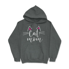 Funny Cat Mom Cute Cat Ears Whiskers Cat Lover Pet Owner product - Dark Grey Heather