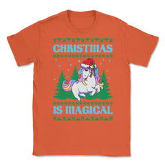 Unicorn Christmas Is Magical Ugly product Style print Unisex T-Shirt