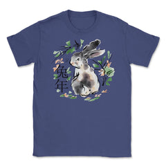 Chinese New Year of the Rabbit Cottage core Bunny product Unisex - Purple