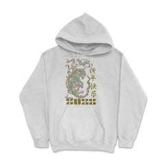 Year of the Tiger 2022 Chinese Aesthetic Design print Hoodie - White