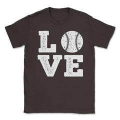 Funny Baseball Lover Love Coach Pitcher Batter Catcher Fan design - Brown
