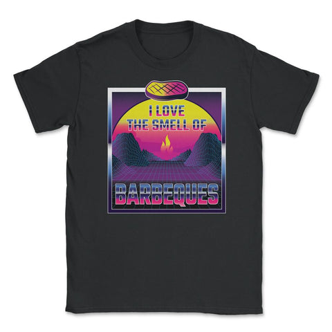 I Love the Smell of BBQ Funny Vaporwave Metaverse Look product Unisex - Black