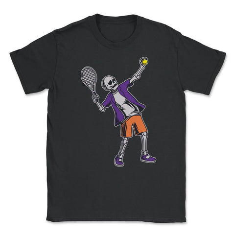 Tennis Skeleton Halloween Tennis Player Halloween product Unisex - Black