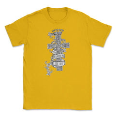 Jesus You Carried my Pain for Love Unisex T-Shirt - Gold
