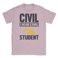 Civil Engineering Student Future Civil Engineer Career graphic Unisex - Light Pink