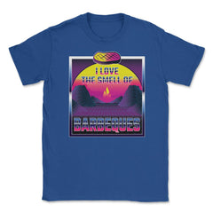 I Love the Smell of BBQ Funny Vaporwave Metaverse Look product Unisex - Royal Blue