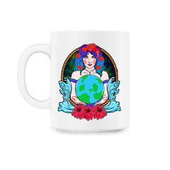 Mother Earth Guardian Holding the Planet Gift for Earth Day graphic