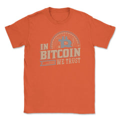 In Bitcoin We Trust Blockchain Slogan Theme For Crypto Fans design