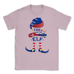The Cuban Elf Cuban Flag Drink & Cigar design Unisex T-Shirt - Light Pink