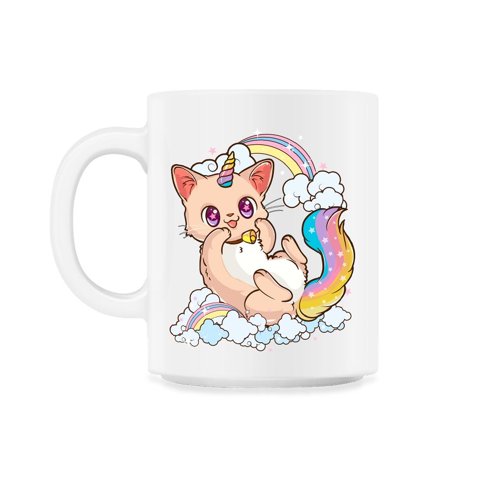 Rainbow Pride Caticorn Kawaii Anime product 11oz Mug