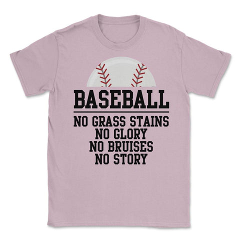 Funny Baseball Player Lover Motivational Inspirational Quote design - Light Pink