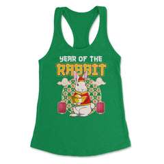 Chinese Year of Rabbit 2023 Chinese Aesthetic design Women's - Kelly Green