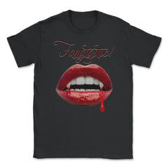 Vampire Bloody fang Sexy Lips Halloween costume graphic Tee print