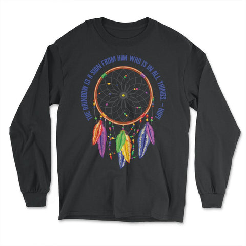 Dreamcatcher Native American Tribal Native Americans graphic - Long Sleeve T-Shirt - Black