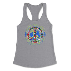 Saving Our Planet in Peace Together! Earth Day product Women's - Grey Heather