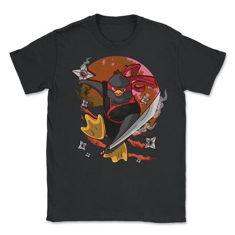 Ninja Penguin Ninja for Martial Arts Enthusiasts product - Unisex T-Shirt - Black
