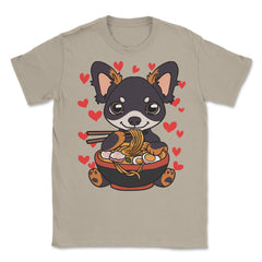 Chihuahua eating Ramen Cute Puppy Eating Noodles Gift product Unisex - Cream