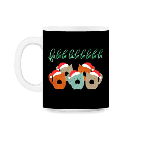 Fa la la la la la! Christmas Song Letters Funny T-Shirt Tee Gift 11oz