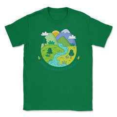 What a beautiful world Earth Day design Gifts graphic Tee Unisex - Green