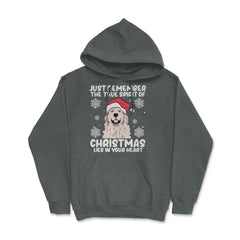 Just Remember True Spirit of Christmas Lies in Your Heart graphic - Dark Grey Heather