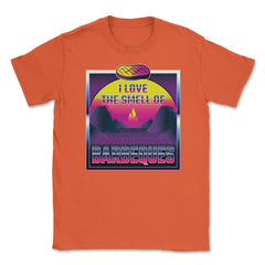 I Love the Smell of BBQ Funny Vaporwave Metaverse Look product Unisex - Orange