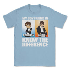 Is Not Cartoons Its Anime Know the Difference Meme graphic Unisex - Light Blue