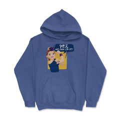 Yes, we can do it! Anime Teen Hoodie - Royal Blue