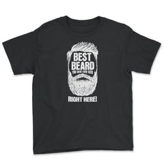 Best Beard You have Ever Seen Right Here! Meme design - Youth Tee - Black